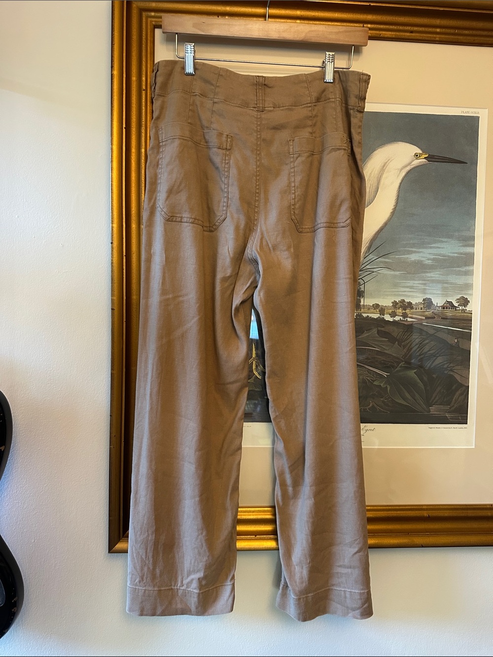 Maeve The Collette Pants in Taupe - Picture 2 of 6